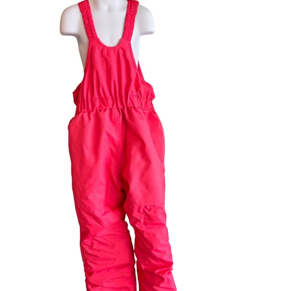 Kids Waterproof Snow Bib All in Motion XL Pink Adjustable Straps - Picture 1 of 7